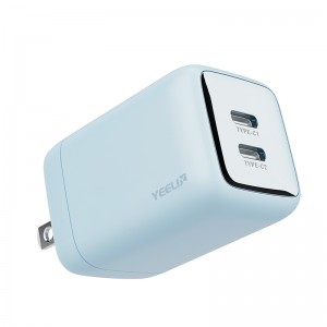 PD040A 40W Dual USB-C Ports PD Charger for iPhone14/13/12,iPad,AirPods, and your MacBook Air