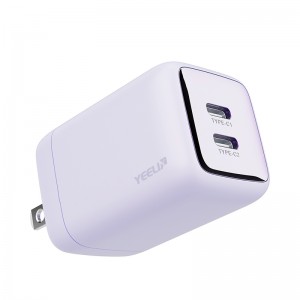 PD040A 40W Dual USB-C Ports PD Charger for iPhone14/13/12,iPad,AirPods, and your MacBook Air
