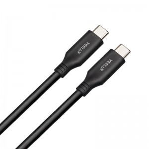 CC3101 100W 20V5A USB3.1Gen2 C to C 10Gbps 10Gbps Fast Charging Data Cable