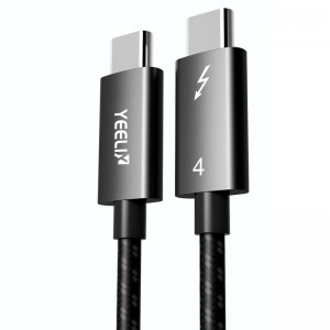 CC4002 Thunderbolt 4 Cable  8K Display,40 Gb/s Data Transfer, 100W Power Charging, Compatible with Thunderbolt 4, Thunderbolt 3
