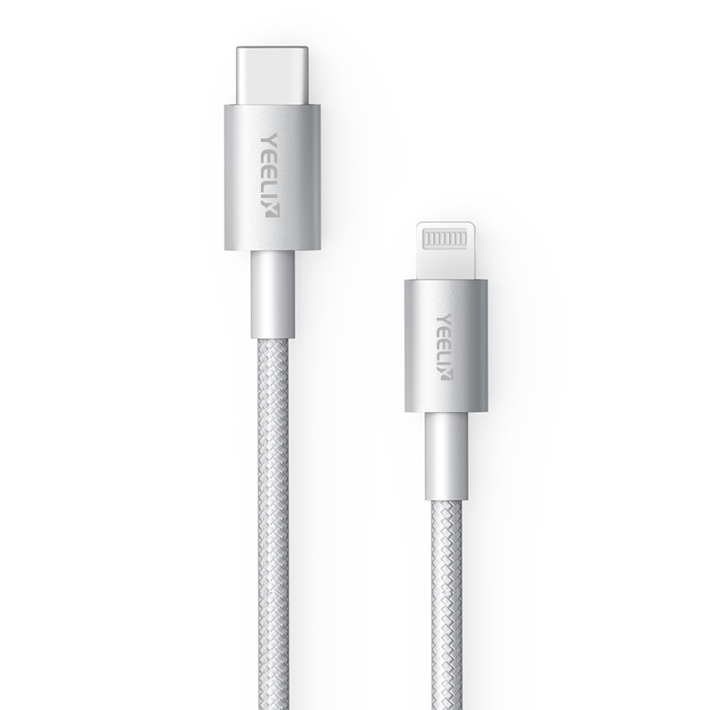 CL2002 Nylon USB-C to Lightning Charging Cable for iPhone,AirPods Pro, Supports Power Delivery Featured Image