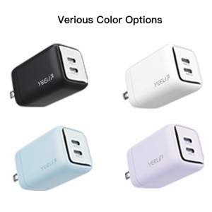 PD040A 40W Dual USB-C Ports PD Charger for iPhone14/13/12,iPad,AirPods, and your MacBook Air