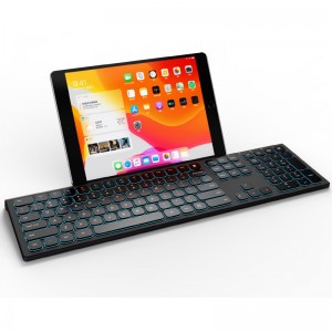 K1001 Wireless Multi Device Bluetooth Keyboard for iPhone, iPad, Samsung, Android Phone, Tablet,PC
