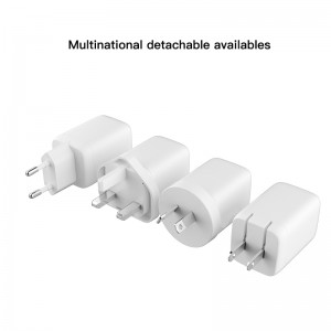 PD040A 40W Dual USB-C Ports PD Charger for iPhone14/13/12,iPad,AirPods, and your MacBook Air