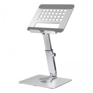 M17 Telescopic lifting support metallic stand for tablets and laptops