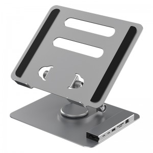 HS701 7-in-1 Type-C Dock with Laptop Stand