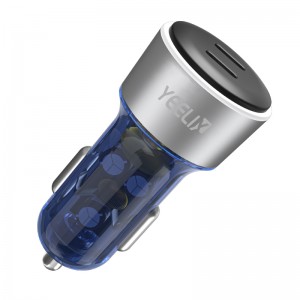CM040A 40W Fast Charging Dual USB Ports Car Charger QC3.0 PD3.0 Cell Phone Charger for iPhone